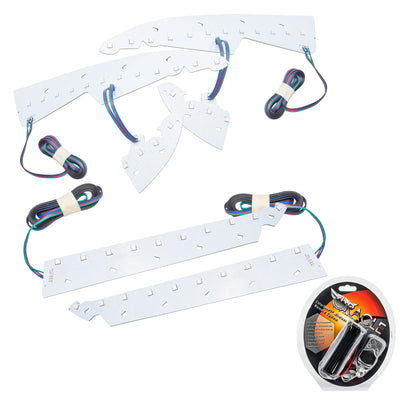 Oracle 14-15 GMC Sierra Headlight DRL Upgrade Kit - ColorSHIFT SEE WARRANTY-Headlights-Deviate Dezigns (DV8DZ9)