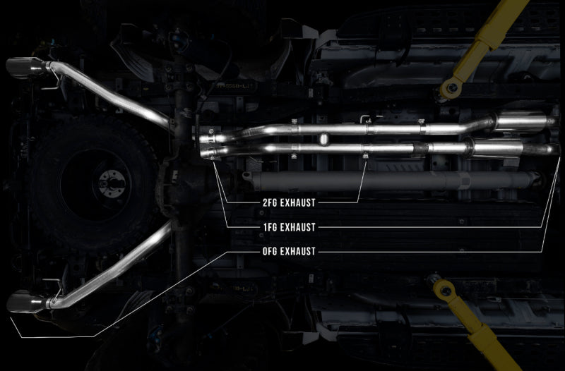 AWE Tuning 2017+ Ford Raptor 1 FG Resonated Performance H-Pipe-Connecting Pipes-Deviate Dezigns (DV8DZ9)
