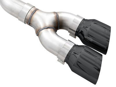 AWE 0FG 21+ Ford F150 Dual Side Exit Cat-Back Exhaust - 4.5in Diamond Black Tips-Catback-Deviate Dezigns (DV8DZ9)