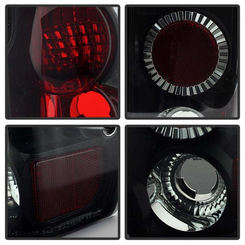 Spyder Ford F150 87-96/Ford Bronco 88-96 Euro Style Tail Lights Black Smoke ALT-YD-FF15089-BSM-Tail Lights-Deviate Dezigns (DV8DZ9)