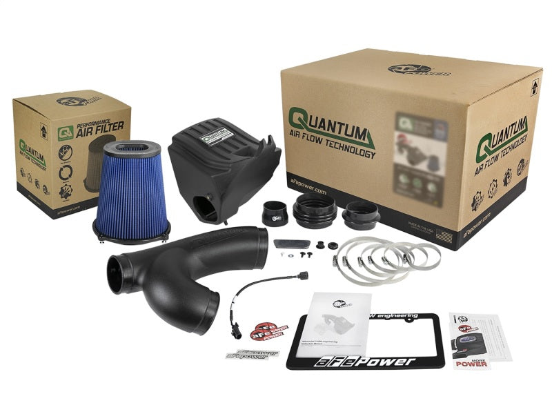 aFe Quantum Pro 5R Cold Air Intake System 15-18 Ford F150 EcoBoost V6-3.5L/2.7L - Oiled-Cold Air Intakes-Deviate Dezigns (DV8DZ9)