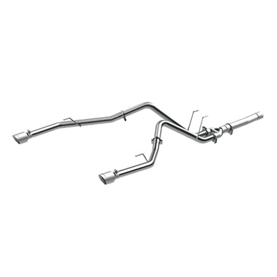 MBRP 2014 Dodge Ram 1500 3.0L EcoDiesel 2.5in Filter Back Exhaust Dual Split Rear Exit Alum-DPF Back-Deviate Dezigns (DV8DZ9)