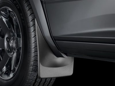 WeatherTech 2016 Toyota Tacoma No Drill Front &amp; Rear Mudflaps - Models without Fender Flares-Mud Flaps-Deviate Dezigns (DV8DZ9)