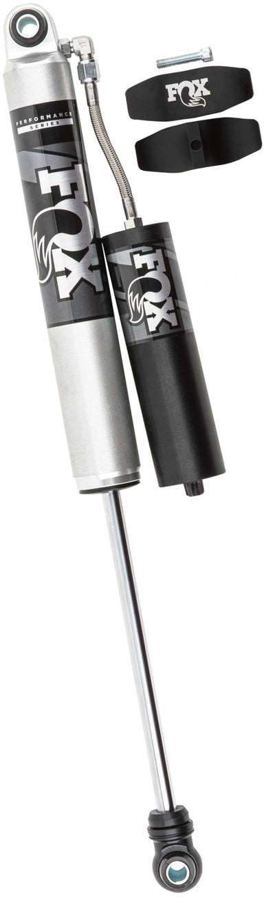Fox 20+ GM 2500/3500 HD 2.0 Performance Series Smooth Body Reservoir Rear Shock 0-1in Lift-Shocks and Struts-Deviate Dezigns (DV8DZ9)