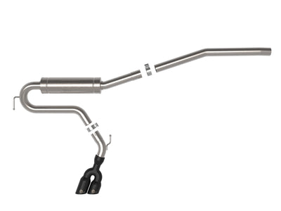 aFe Rebel Series 2.5in 409 SS Cat-Back Exhaust w/ Black Tip 2022 Ford Maverick-Catback-Deviate Dezigns (DV8DZ9)