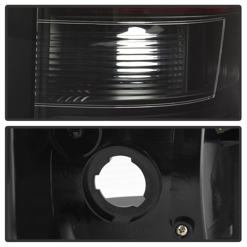 Spyder 07-13 Silverado (Will Not Work w/2010 921 Bulb) V3 LED Tail Lghts Blk ALT-YD-CS07V3-LBLED-BK-Tail Lights-Deviate Dezigns (DV8DZ9)