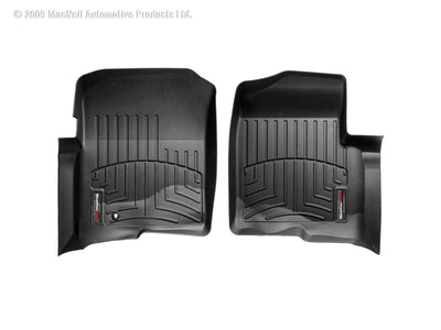 WeatherTech 04-08 Ford F150 Regular Cab Front FloorLiner - Black-Floor Mats - Rubber-Deviate Dezigns (DV8DZ9)
