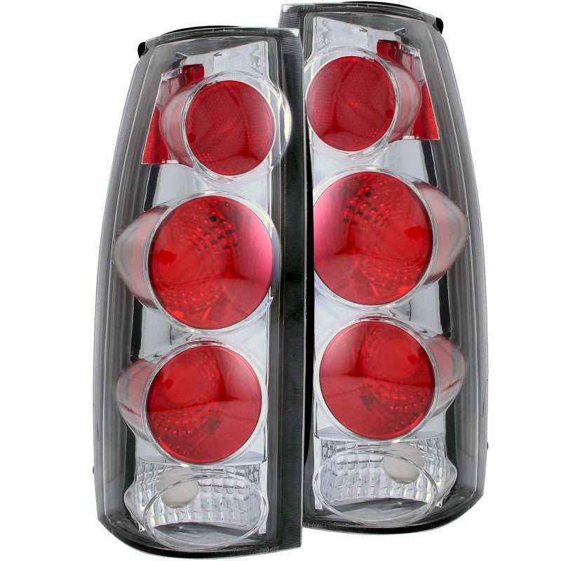 ANZO 1999-2000 Cadillac Escalade Taillights Smoke 3D Style-Tail Lights-Deviate Dezigns (DV8DZ9)