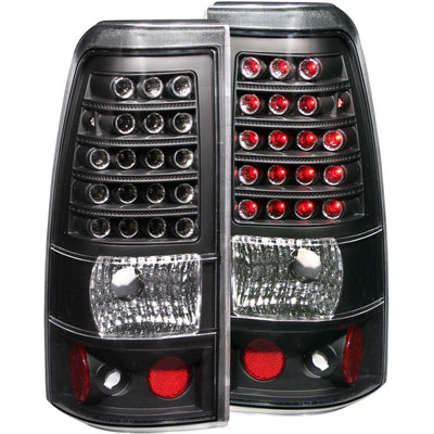 ANZO 2003-2006 Chevrolet Silverado 1500 LED Taillights Black-Tail Lights-Deviate Dezigns (DV8DZ9)