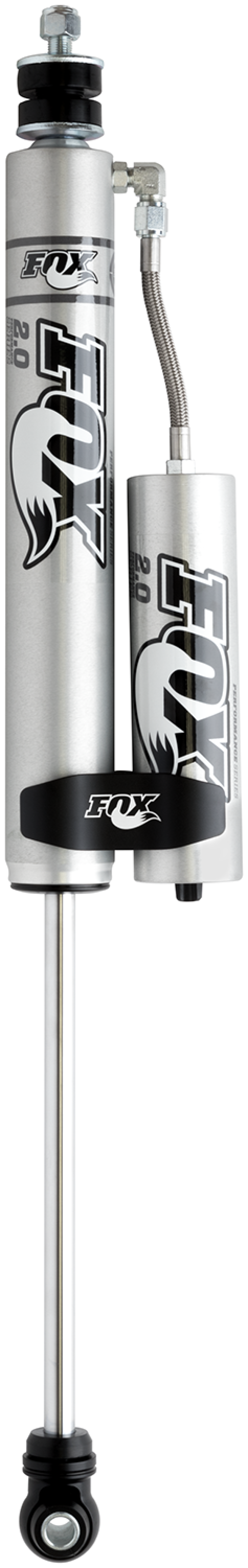 Fox 01-10 Chevy HD 2.0 Perf Series 8.1in. Smooth Body Remote Res. Front Shock / 4-6in. Lift - Alum.-Shocks and Struts-Deviate Dezigns (DV8DZ9)