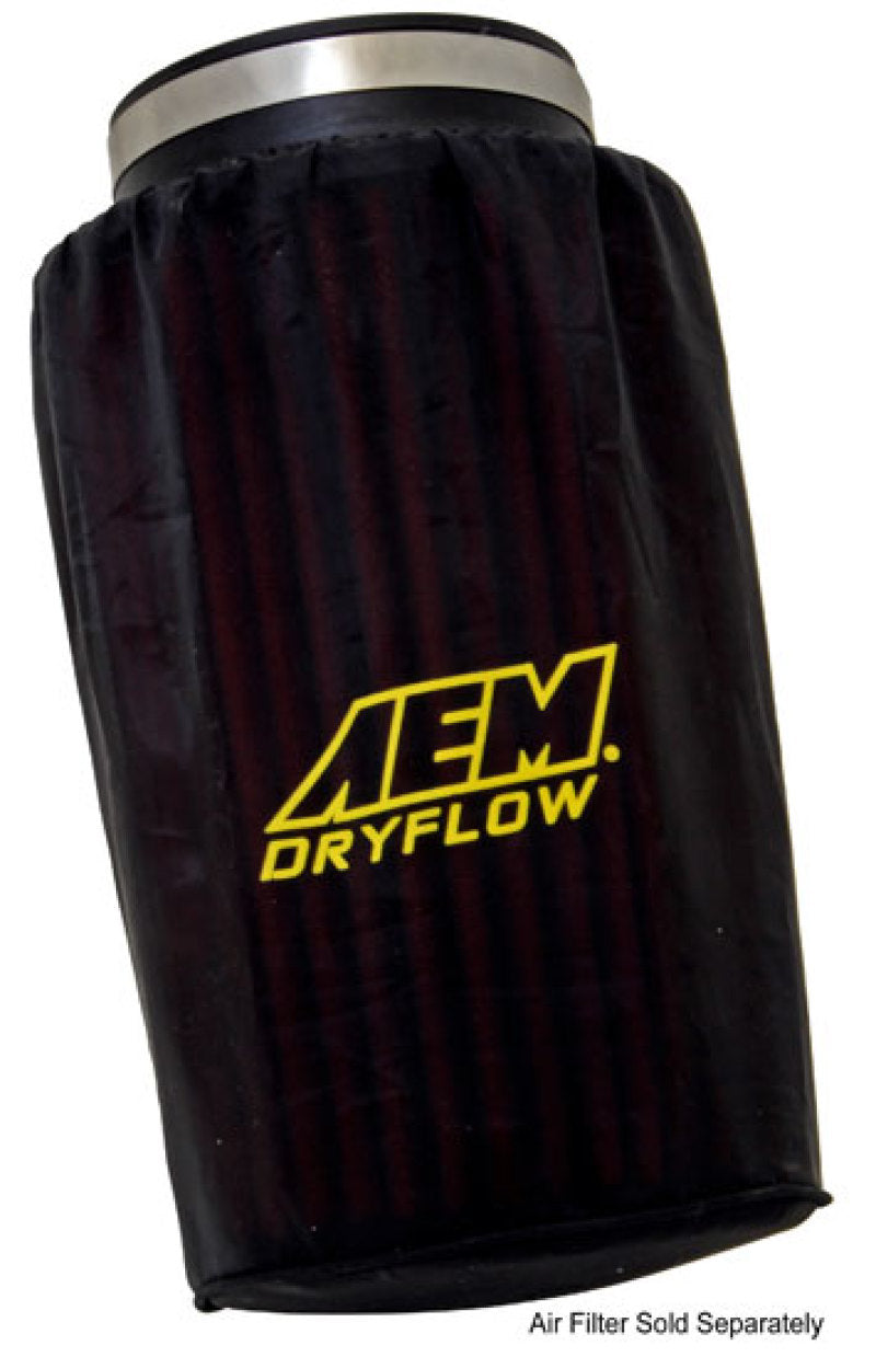 AEM Air Filter Wrap 6 inch Base 5 1/4 inch Top 9 inch Tall-Pre-Filters-Deviate Dezigns (DV8DZ9)