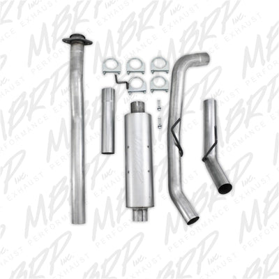 MBRP 2011-2014 Ford F150 V6 EcoBoost 3in Cat Back Single Side AL P Series Exhaust-Catback-Deviate Dezigns (DV8DZ9)