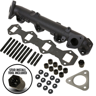 BD Diesel 11-16 Ford F350/F450/F550 Cab-Chassis 6.7L Power Stroke Exhaust Manifold Passenger Side-Headers & Manifolds-Deviate Dezigns (DV8DZ9)