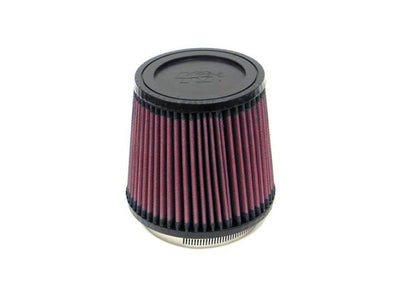 K&N Filter Universal Rubber Filter 3.75in Flange ID / 5.375in Base OD / 4.375in Top OD / 5in Height-Air Filters - Universal Fit-Deviate Dezigns (DV8DZ9)