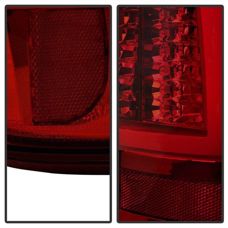 Spyder Chevy Silverado 1500/2500 03-06 Version 2 LED Tail Lights - Red Smoke ALT-YD-CS03V2-LED-RS-Tail Lights-Deviate Dezigns (DV8DZ9)