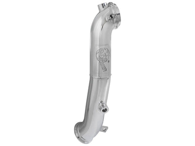 aFe MACH Force-Xp 3in 409 Stainless Steel Down-Pipe 11-15 GM Diesel Trucks LML V8 6.6L (td)-Downpipes-Deviate Dezigns (DV8DZ9)