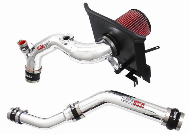 Injen 2008-14 Mitsubishi Evo X 2.0L 4Cyl Polished Short Ram Intake-Cold Air Intakes-Deviate Dezigns (DV8DZ9)