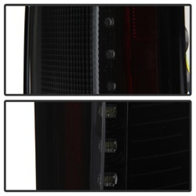 Spyder 15-17 Ford F-150 LED Tail Lights (w/Blind Spot) - Black Smoke (ALT-YD-FF15015BS-LBLED-BSM)-Tail Lights-Deviate Dezigns (DV8DZ9)