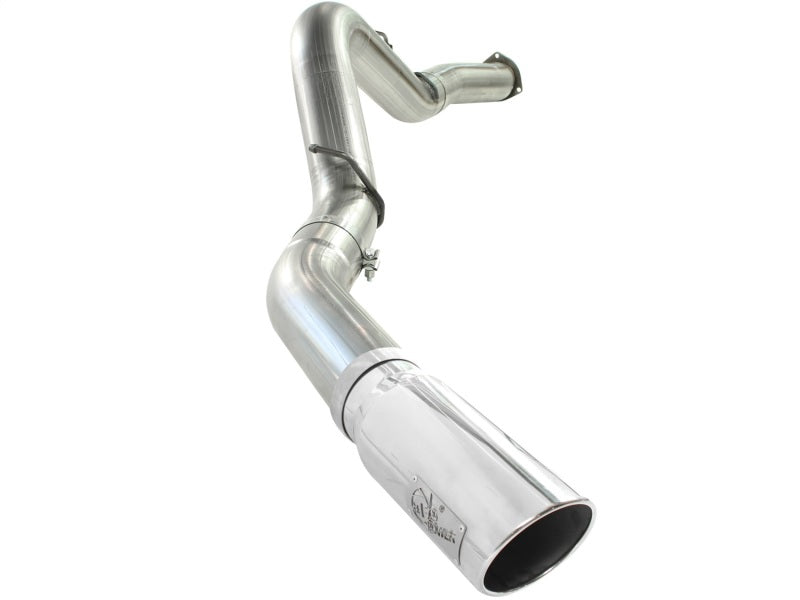 aFe MACHForce XP Exhaust 5in DPF-Polished, GM Diesel Trucks 07.5-10 V8-6.6L 9(td) LMM-DPF Back-Deviate Dezigns (DV8DZ9)