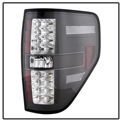 Spyder Ford F150 09-14 LED Tail Lights Black ALT-YD-FF15009-LED-BK-Tail Lights-Deviate Dezigns (DV8DZ9)