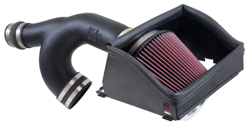 K&N 15-16 Ford F-150 2.7L V6 F/I Aircharger Intake Kit-Cold Air Intakes-Deviate Dezigns (DV8DZ9)