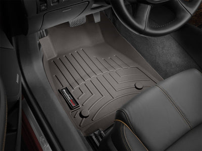 WeatherTech 2014+ Chevrolet Silverado Cocoa Front & Rear Floorliners-Floor Mats - Rubber-Deviate Dezigns (DV8DZ9)