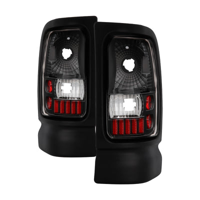 Xtune Dodge Ram 1500/2500/3500 94-01 Euro Style Tail Lights Black ALT-ON-DRAM94-BK-Tail Lights-Deviate Dezigns (DV8DZ9)