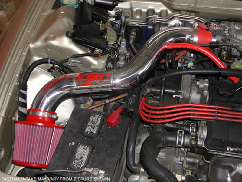 Injen 90-93 Integra Fits ABS Polished Short Ram Intake-Cold Air Intakes-Deviate Dezigns (DV8DZ9)