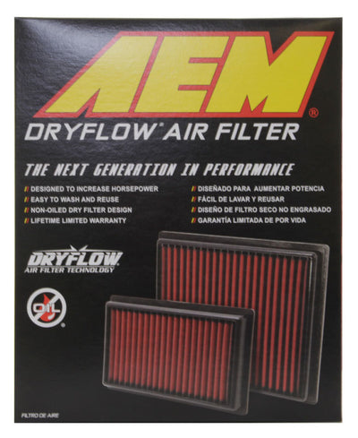 AEM 2019 Chevrolet Silverado 1500 V8-5.3L F/I DryFlow Air Filter-Air Filters - Drop In-Deviate Dezigns (DV8DZ9)