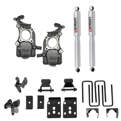 Belltech 2021+ Ford F-150 2WD Lowering Kit w/ Street Performance Shocks-Lowering Kits-Deviate Dezigns (DV8DZ9)