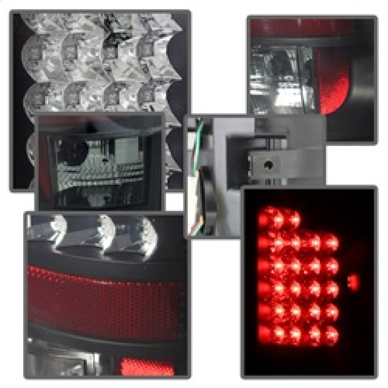 Spyder Dodge Ram 02-06 1500/Ram 2500/3500 03-06 LED Tail Light Black Smoke ALT-YD-DRAM02-LED-BSM-Tail Lights-Deviate Dezigns (DV8DZ9)