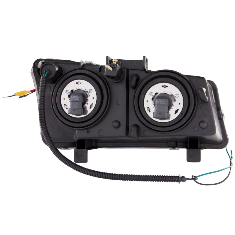 ANZO 2003-2006 Chevrolet Silverado 1500 Projector Headlights w/ U-Bar Black-Headlights-Deviate Dezigns (DV8DZ9)