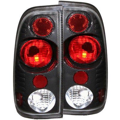 ANZO 1997-2003 Ford F-150 Taillights Carbon-Tail Lights-Deviate Dezigns (DV8DZ9)