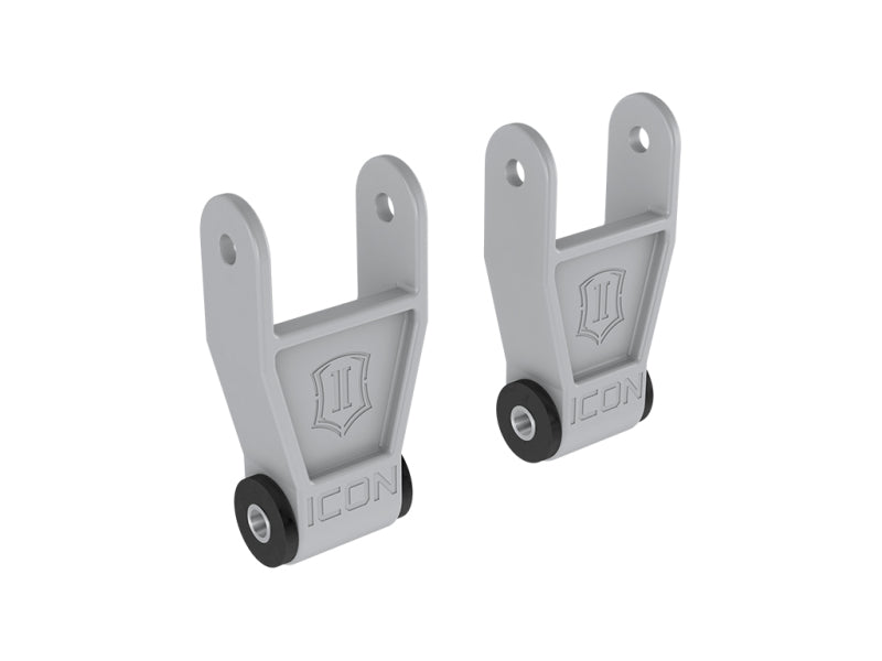 ICON 10-23 Ford F-Series Billet 1in Lowering Shackle Kit-Shackle Kits-Deviate Dezigns (DV8DZ9)