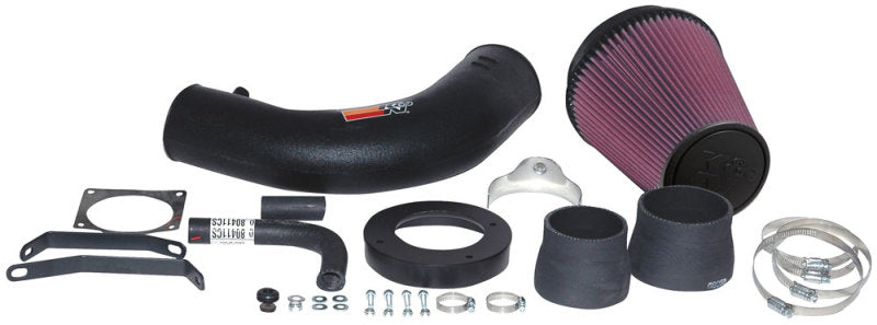 K&N 97-02 Ford F Series V8-4.6L/5.4L Performance Intake Kit-Cold Air Intakes-Deviate Dezigns (DV8DZ9)