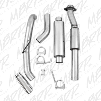 MBRP 11-13 Ford F150 SVT Raptor 6.2L EC-SB/CC-SB 3.5in Cat Back Single Exit Alum Exhaust System-Catback-Deviate Dezigns (DV8DZ9)