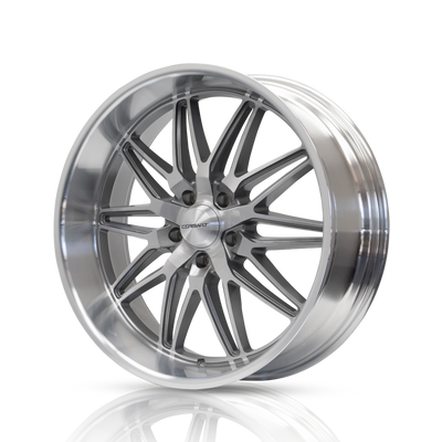 Corsart - Alcatraz / 20x10 / 5x4.75 / ET0 - Gloss Brushed With Diamond Cut Lip-Wheels-Deviate Dezigns (DV8DZ9)