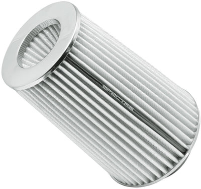 Spectre Adjustable Conical Air Filter 9-1/2in. Tall (Fits 3in. / 3-1/2in. / 4in. Tubes) - White-Air Filters - Universal Fit-Deviate Dezigns (DV8DZ9)
