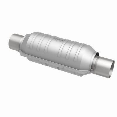 MagnaFlow Catalytic Converter 2 in Inlet 2 in Outlet 11 in Length SS-Catalytic Converter Universal-Deviate Dezigns (DV8DZ9)