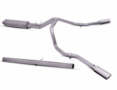 Gibson 20-22 Silverado/GMC Sierra 2500 HD 6.6L Crew Cab (Long Bed) Cat-Back Dual Extreme Exhaust-Catback-Deviate Dezigns (DV8DZ9)