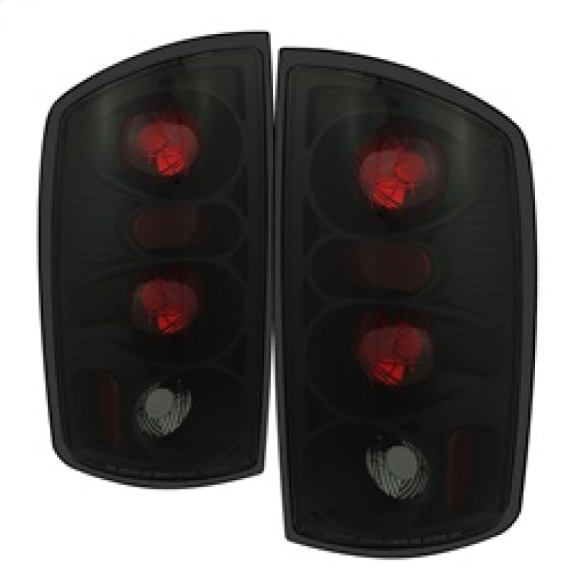 Spyder Dodge Ram 02-06 1500/Ram 2500/3500 03-06 Euro Style Tail Lights Black Smoke ALT-YD-DRAM02-BSM-Tail Lights-Deviate Dezigns (DV8DZ9)