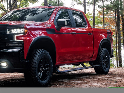 AMP Research 19-21 Chevy Silverado 1500 Crew Cab PowerStep Plug N Play - Black (w/OEM Illumination)-Running Boards-Deviate Dezigns (DV8DZ9)