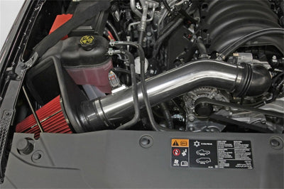 Spectre 14-15 GM Silverado/Sierra V8-5.3L F/I Air Intake Kit - Polished w/Red Filter-Cold Air Intakes-Deviate Dezigns (DV8DZ9)
