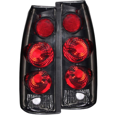 ANZO 1999-2000 Cadillac Escalade Taillights Dark Smoke 3D Style-Tail Lights-Deviate Dezigns (DV8DZ9)