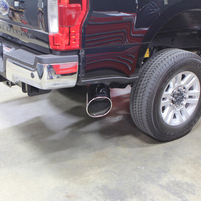 Banks Power 2017 Ford 6.7L 5in Monster Exhaust System - Single Exhaust w/ Chrome Tip-Catback-Deviate Dezigns (DV8DZ9)