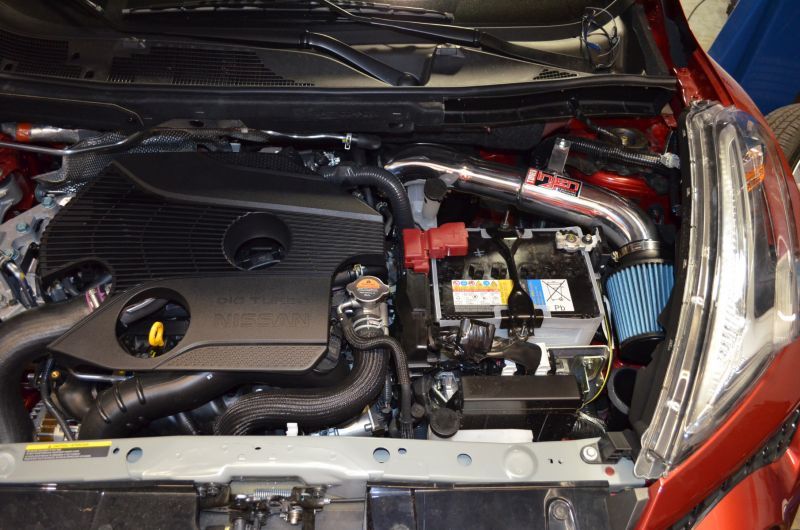 Injen 16-17 Nissan Juke 1.6L Wrinkle Red Short Ram Intake-Cold Air Intakes-Deviate Dezigns (DV8DZ9)