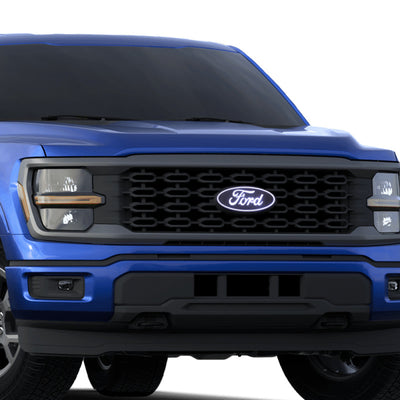 Ford F-150 Front Emblem - With camera cutout (No Spray washer)-Light Bars & Cubes-Deviate Dezigns (DV8DZ9)