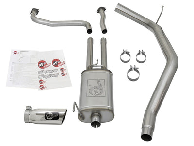 aFe MACH Force-Xp 2-1/2in Cat-Back Exhaust System w/ Polished Tip 16-17 Nissan Titan XD V8 5.6L-Catback-Deviate Dezigns (DV8DZ9)