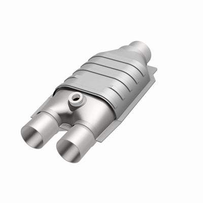 MagnaFlow Conv Univ 2/2.5 D/S Single O2 FED-Catalytic Converter Universal-Deviate Dezigns (DV8DZ9)