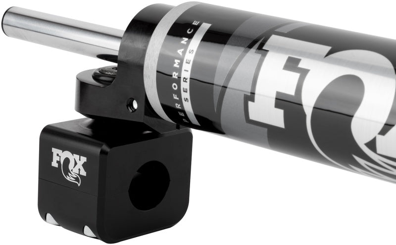 Fox 08-16 Ford Superduty 2.0 Performance Series 8.2in. TS Stabilizer Bottom Axle Mount 1 1/8in Shaft-Steering Stabilizer-Deviate Dezigns (DV8DZ9)